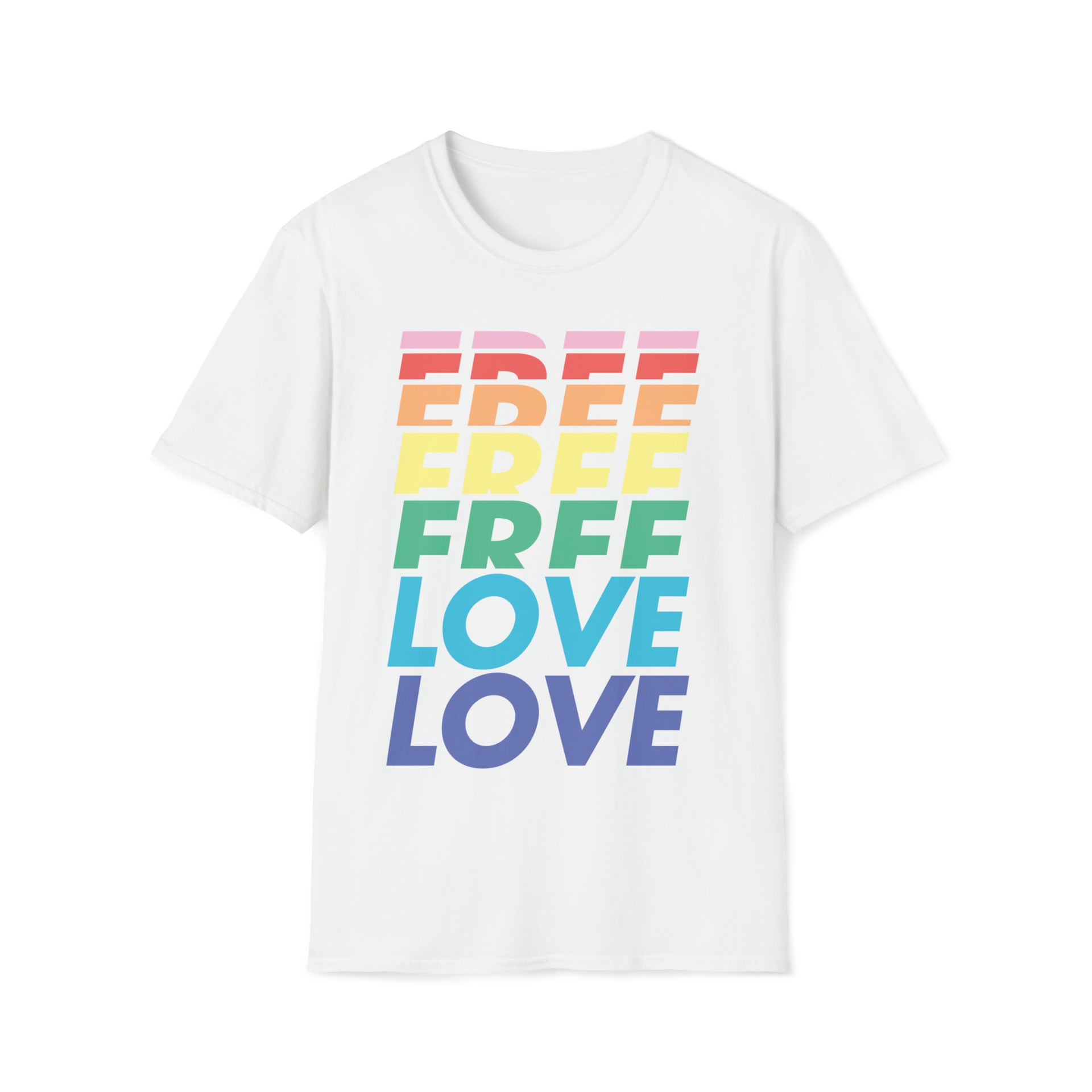 Free Love Softstyle Tee - TalkPeng