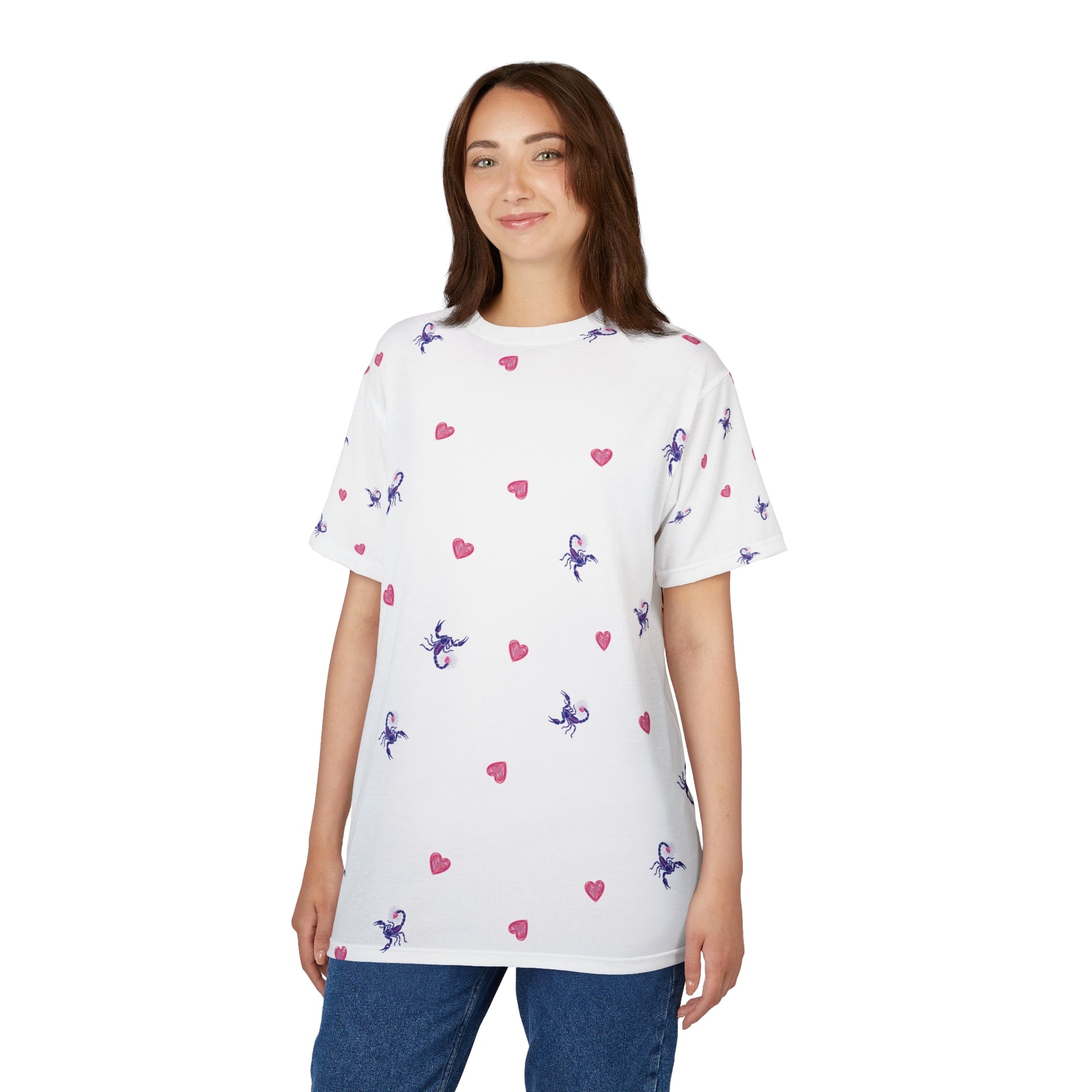 Scorpio kawaii all-over Tee - TalkPeng
