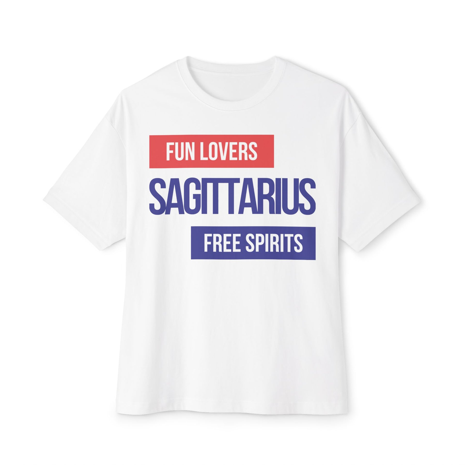 SAGITTARIUS 'Fun Lovers Free Spirits' Zodiac Oversized Tee - TalkPeng