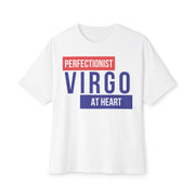 VIRGO 'Perfectionist at Heart' Zodiac Oversized Tee - TalkPeng