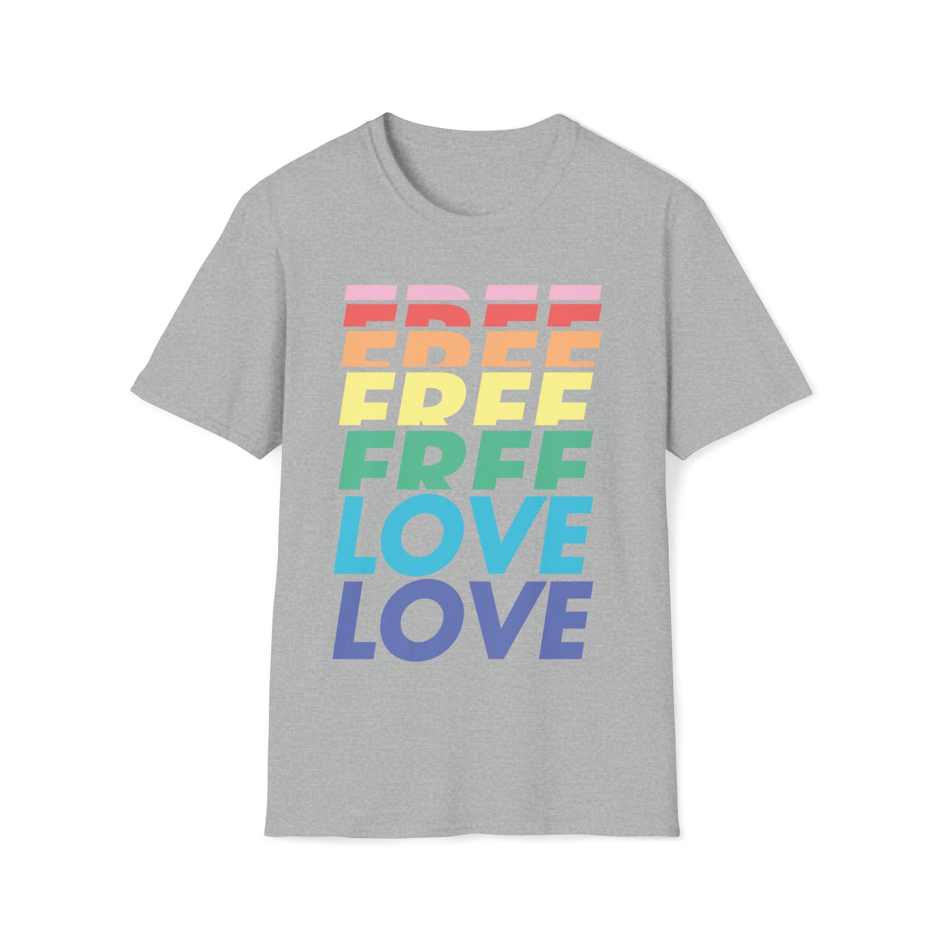 Free Love Softstyle Tee - TalkPeng