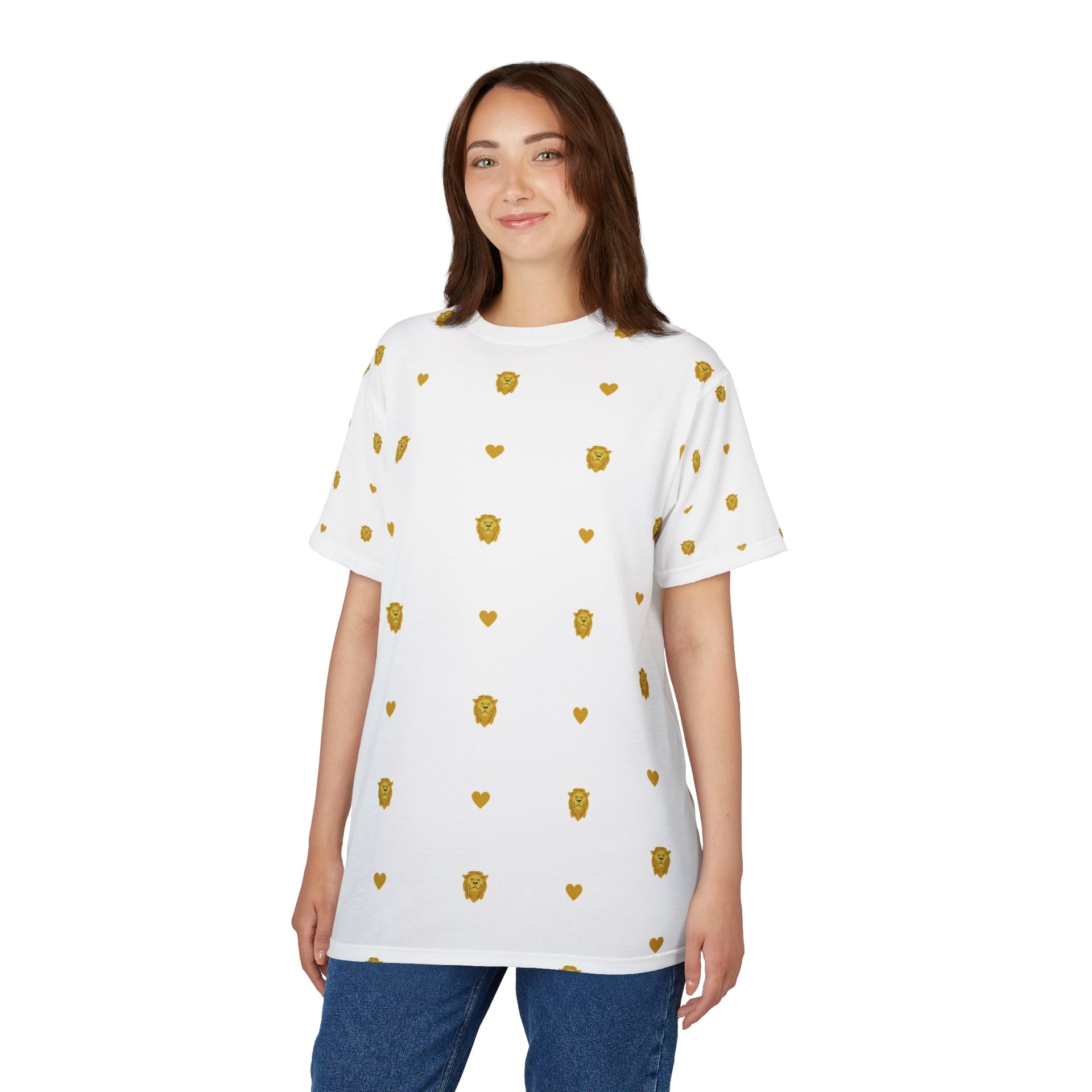 Leo kawaii all-over Tee - TalkPeng