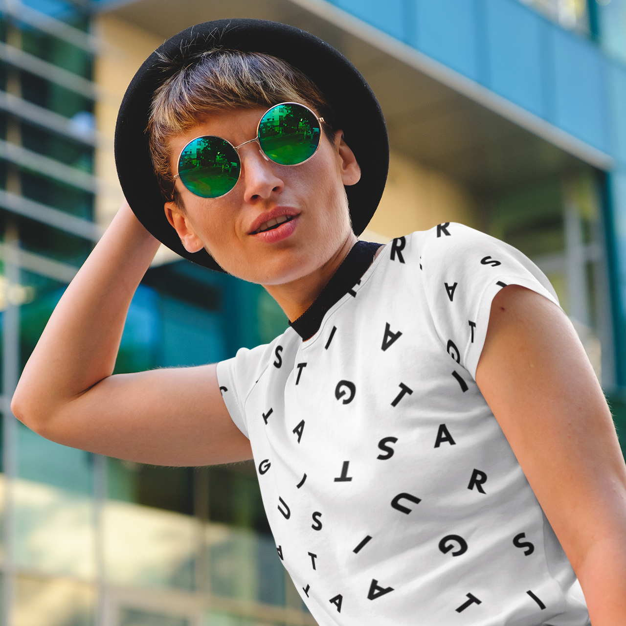 Sagittarius all-over Tee - TalkPeng