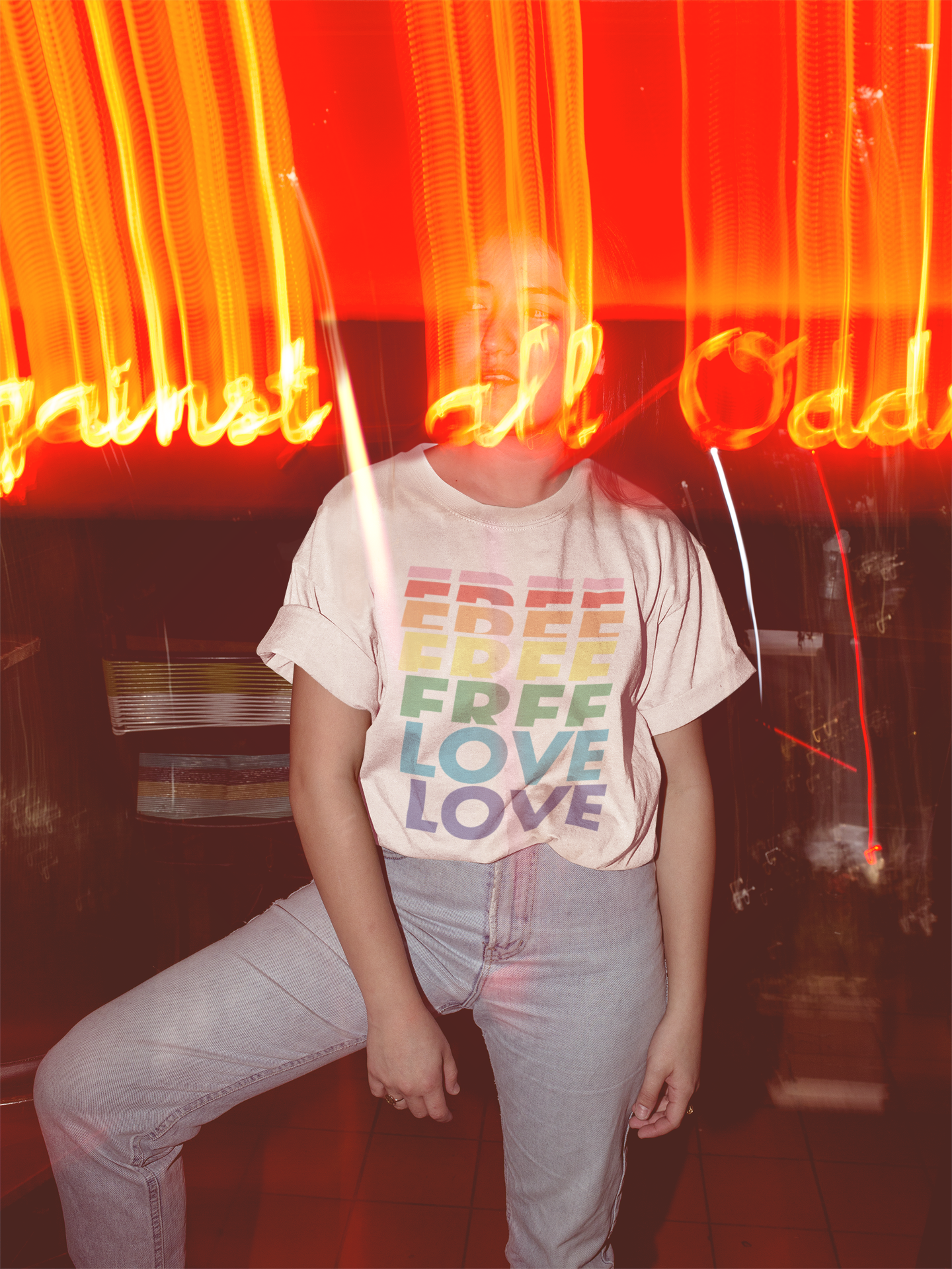Free Love Softstyle Tee - TalkPeng