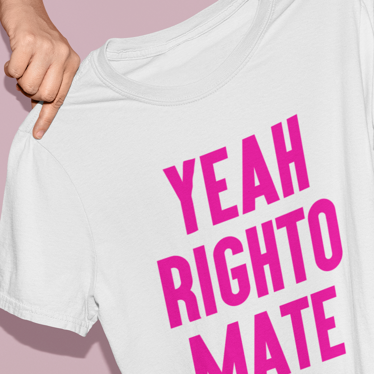 Yeah Righto Mate Softstyle Tee - TalkPeng