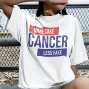 CANCER 'More Cake Less Fake' Zodiac Oversized Tee - TalkPeng