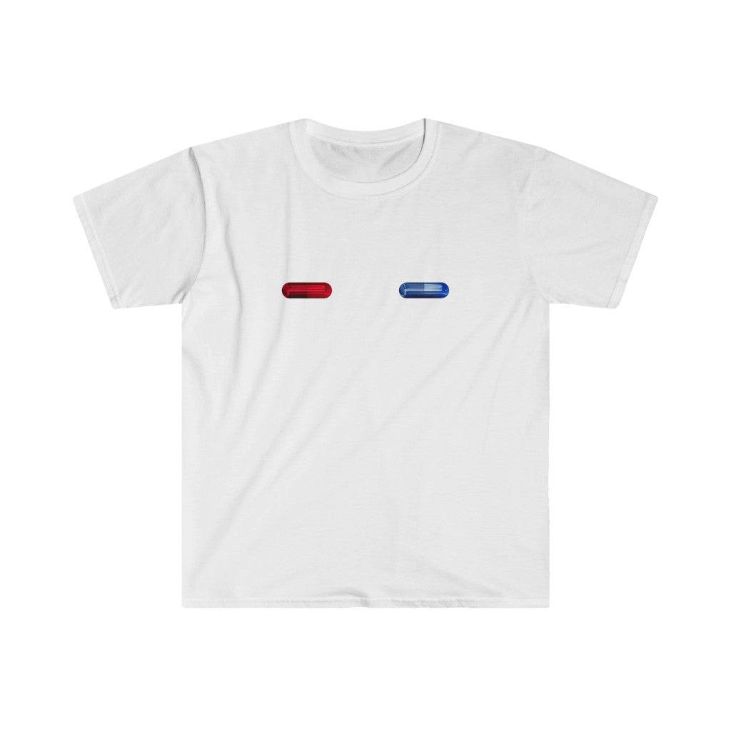 Red or Blue? Softstyle Tee - TalkPeng