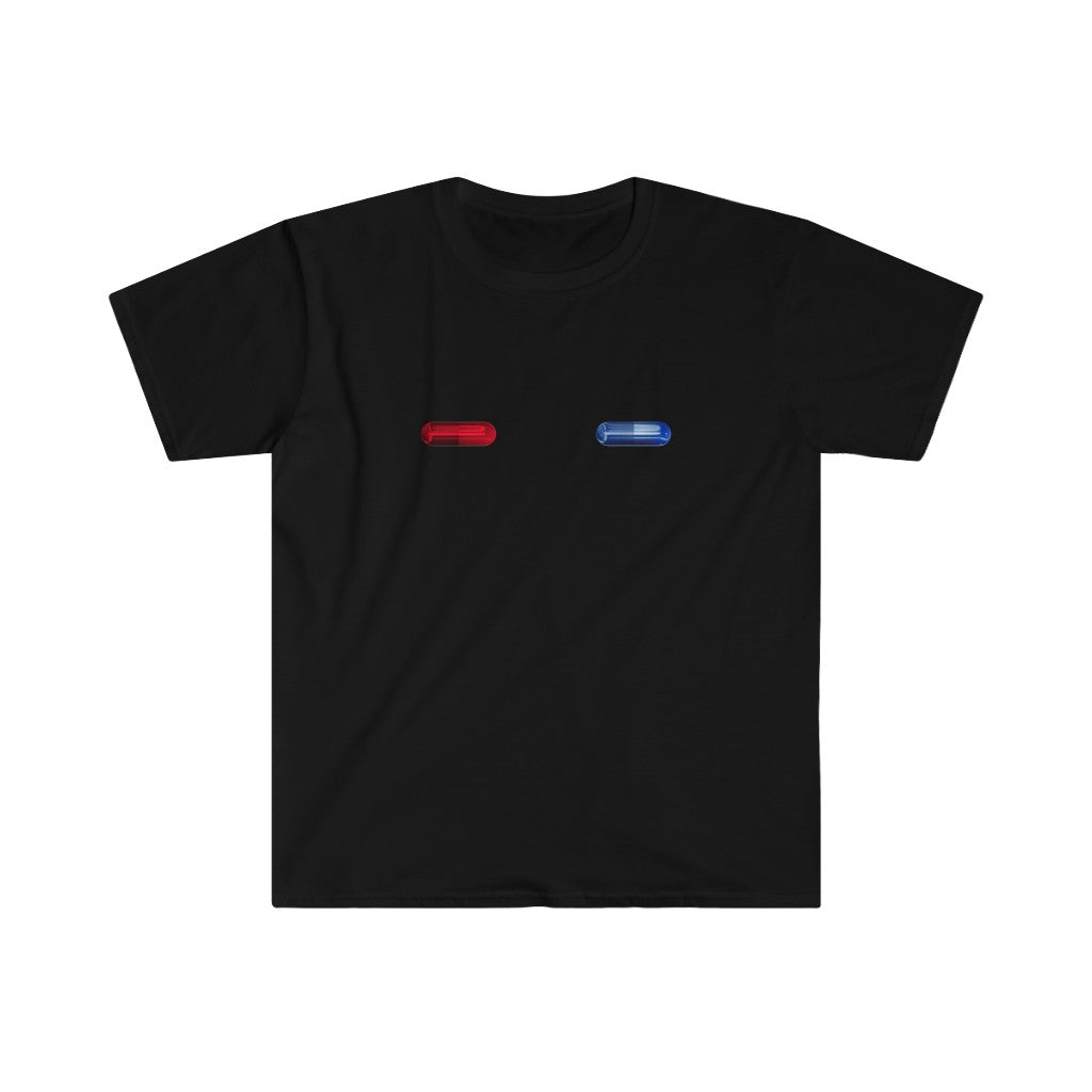Red or Blue? Softstyle Tee - TalkPeng