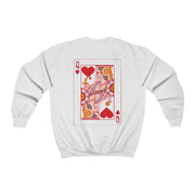 Queen of Hearts Unisex Sweater - TalkPeng