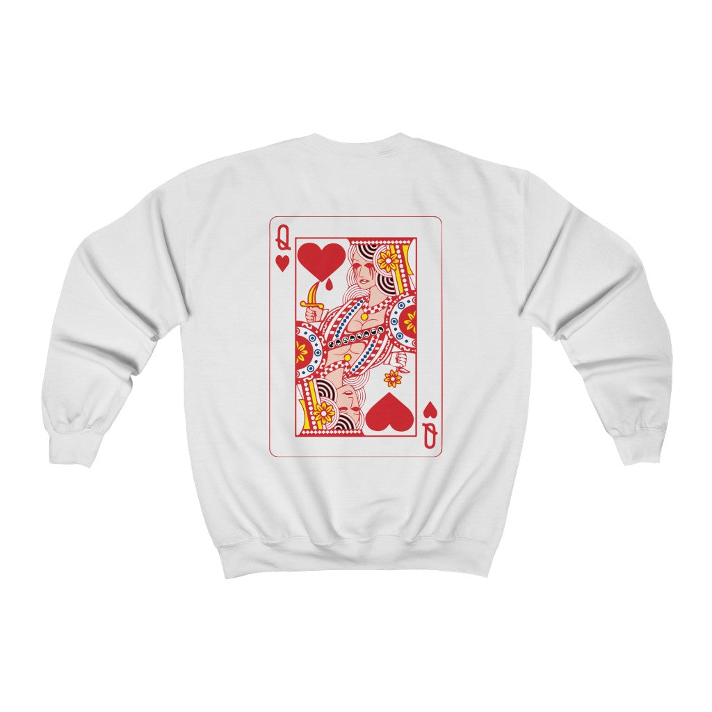 Queen of Hearts Unisex Sweater - TalkPeng