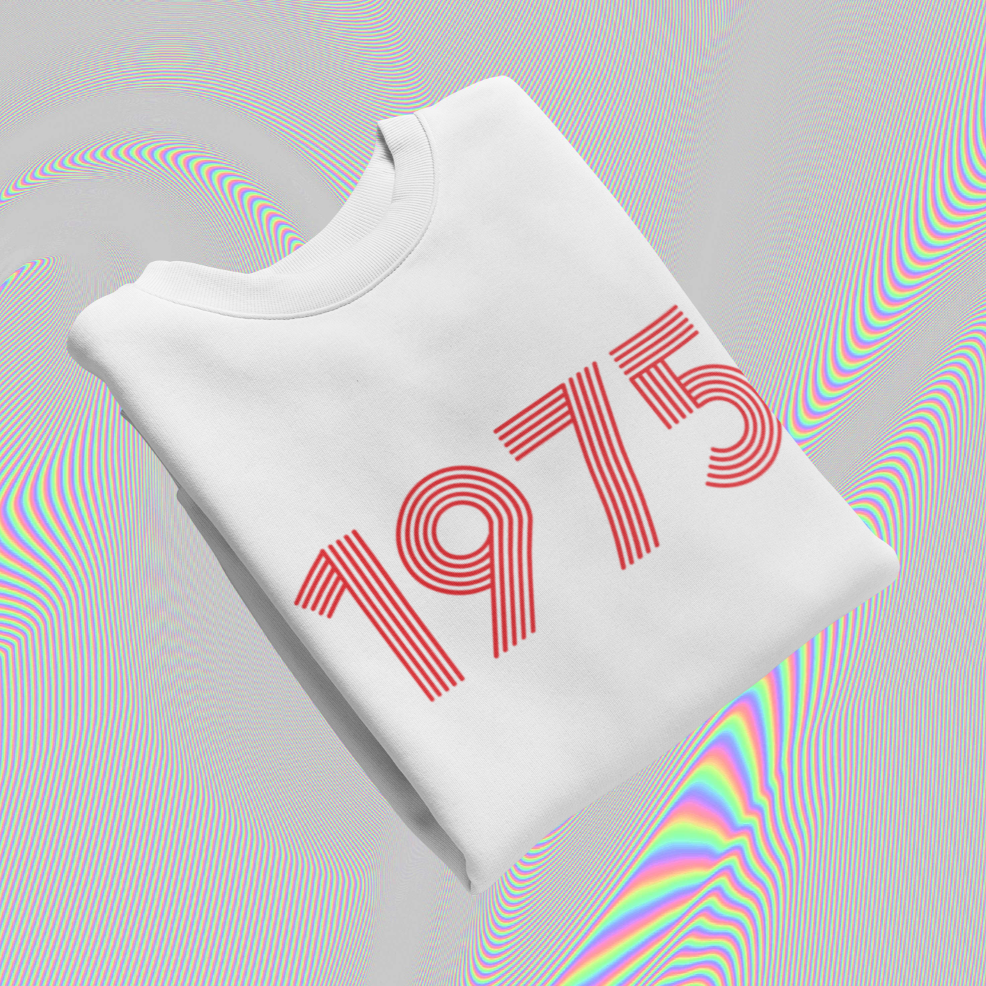1975 Retro Red Unisex Sweater - TalkPeng