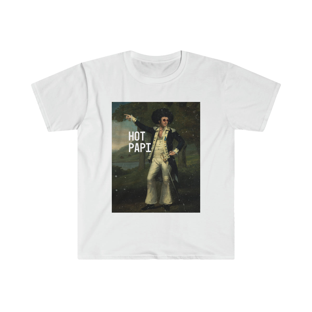 Hot Papi : Vintage Mood Softstyle Tee - TalkPeng