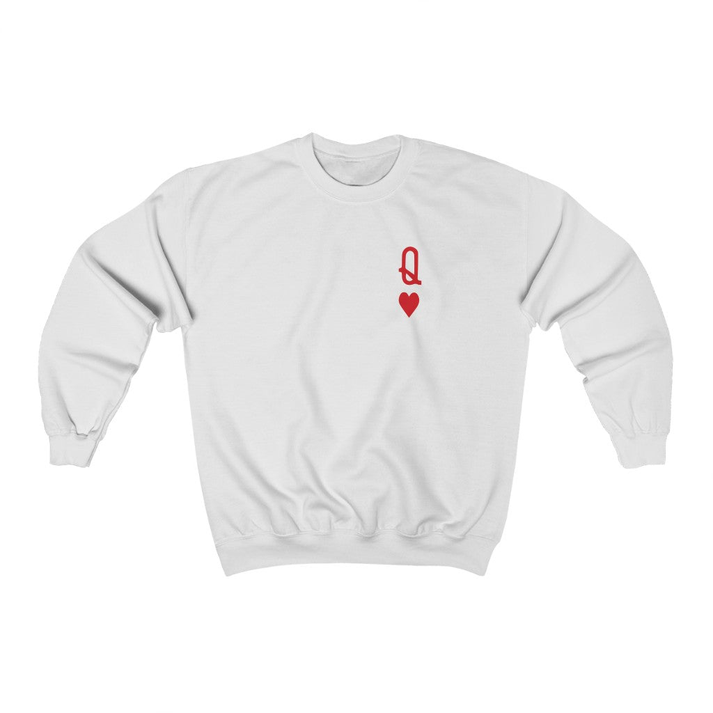 Queen of Hearts Unisex Sweater - TalkPeng
