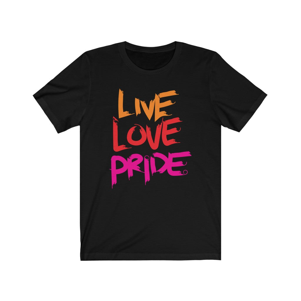 Live, Love, PRIDE Tee - TalkPeng