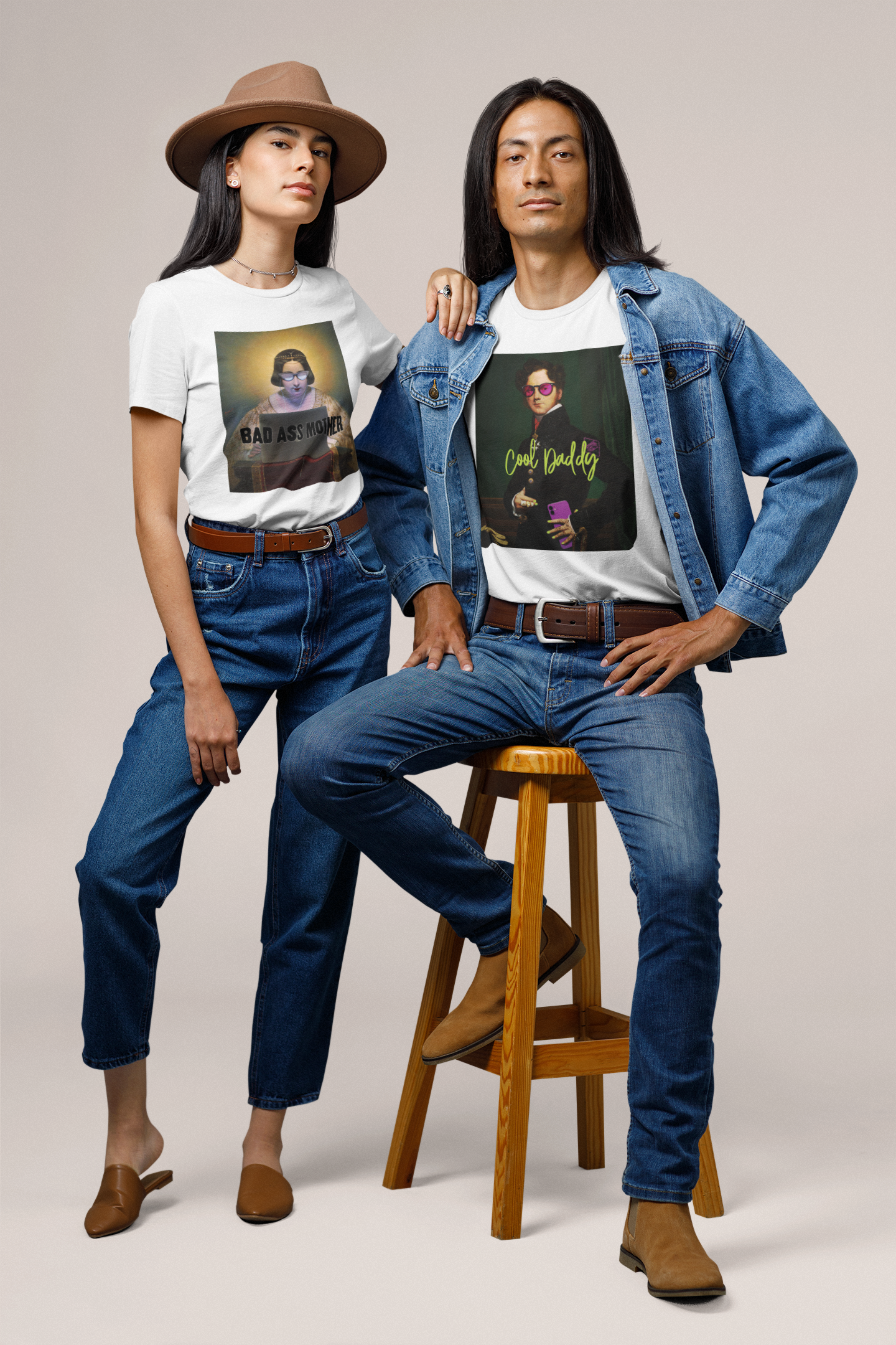 Cool Daddy : Vintage Mood Softstyle Tee - TalkPeng