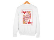 Queen of Hearts Unisex Sweater - TalkPeng