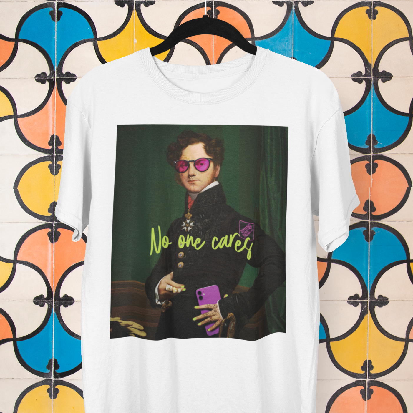 'No one cares' Tee - TalkPeng