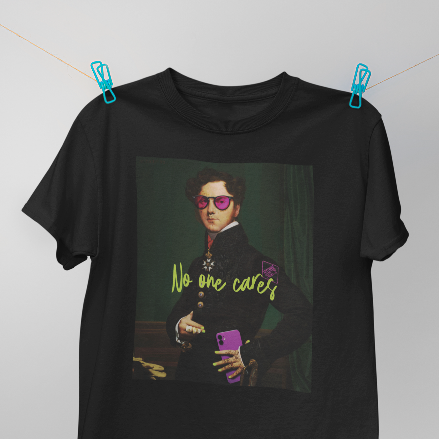 'No one cares' Tee - TalkPeng