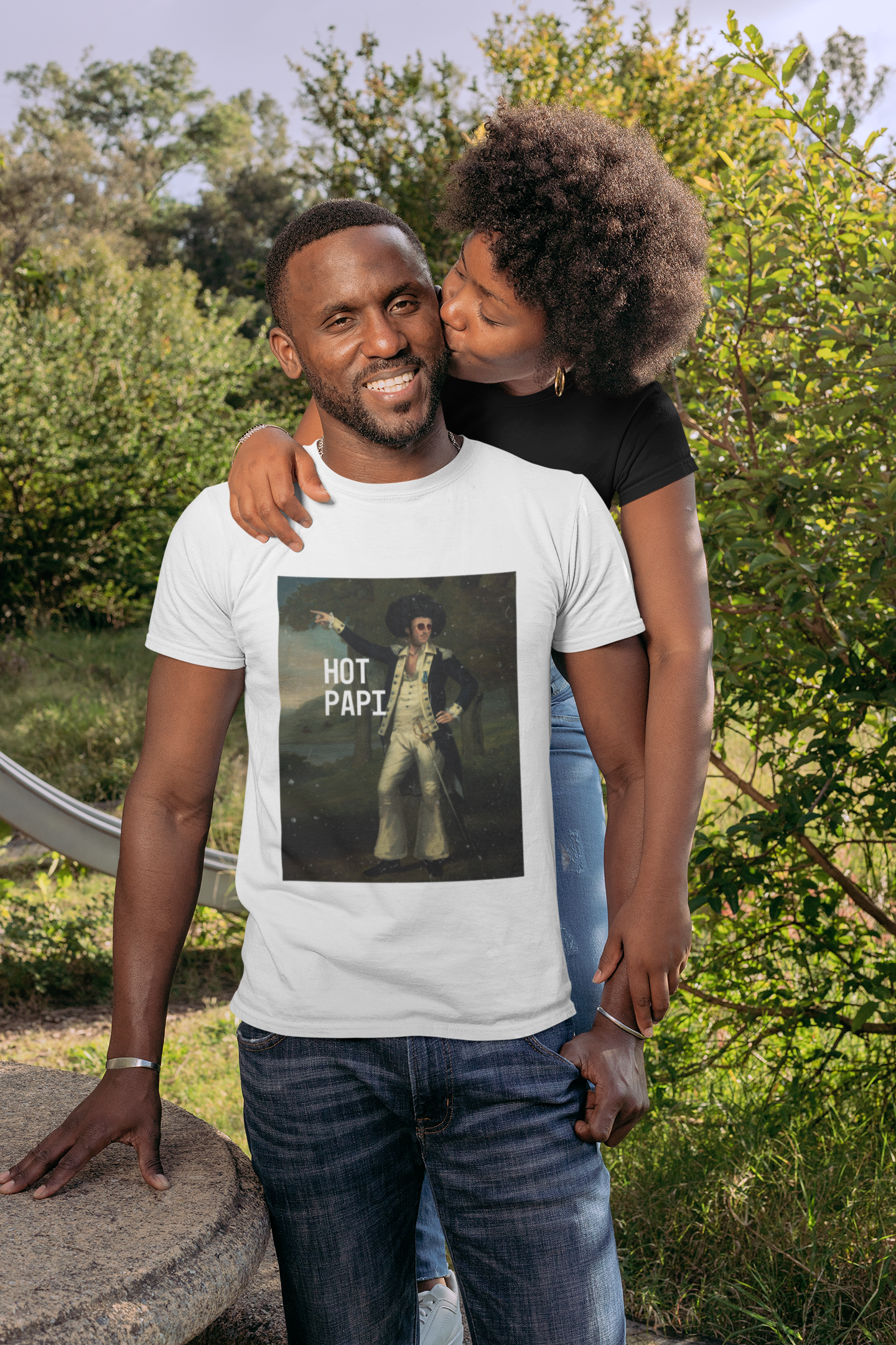 Hot Papi : Vintage Mood Softstyle Tee - TalkPeng