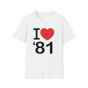 '81 Love Unisex Tee - TalkPeng