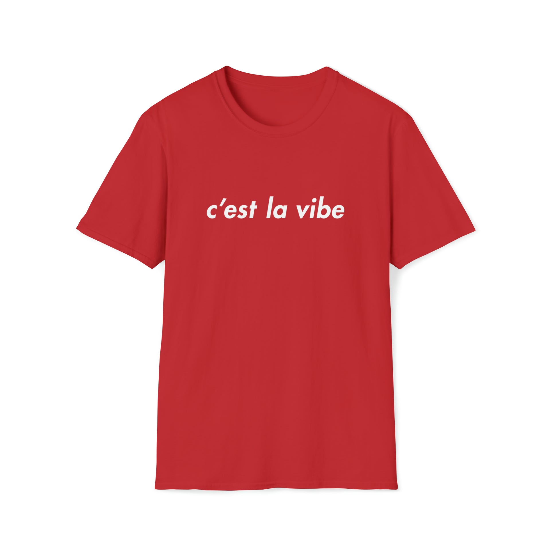 C'est la vibe Softstyle Tee - TalkPeng
