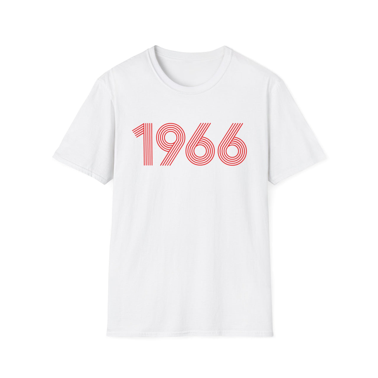 1966 Retro Red Unisex Tee - TalkPeng