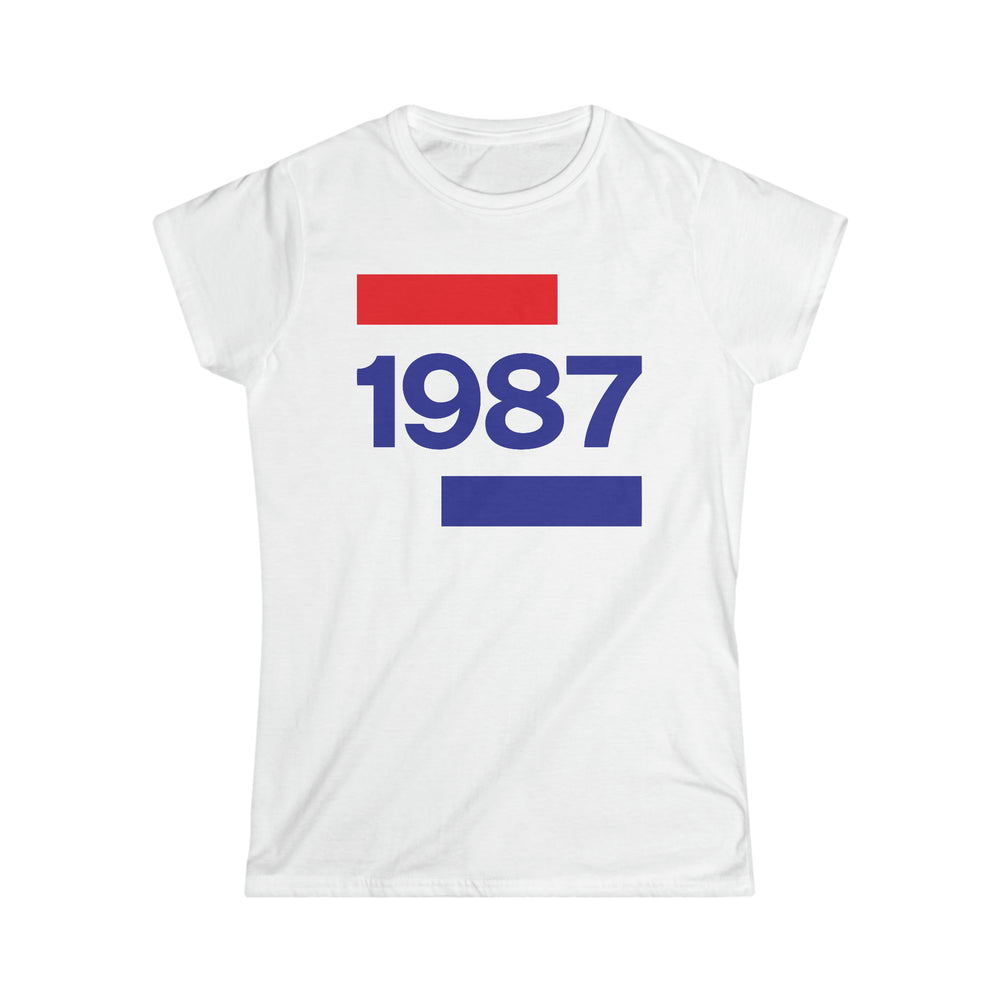 1987 Going Dutch Women's Softstyle Tee - TalkPeng
