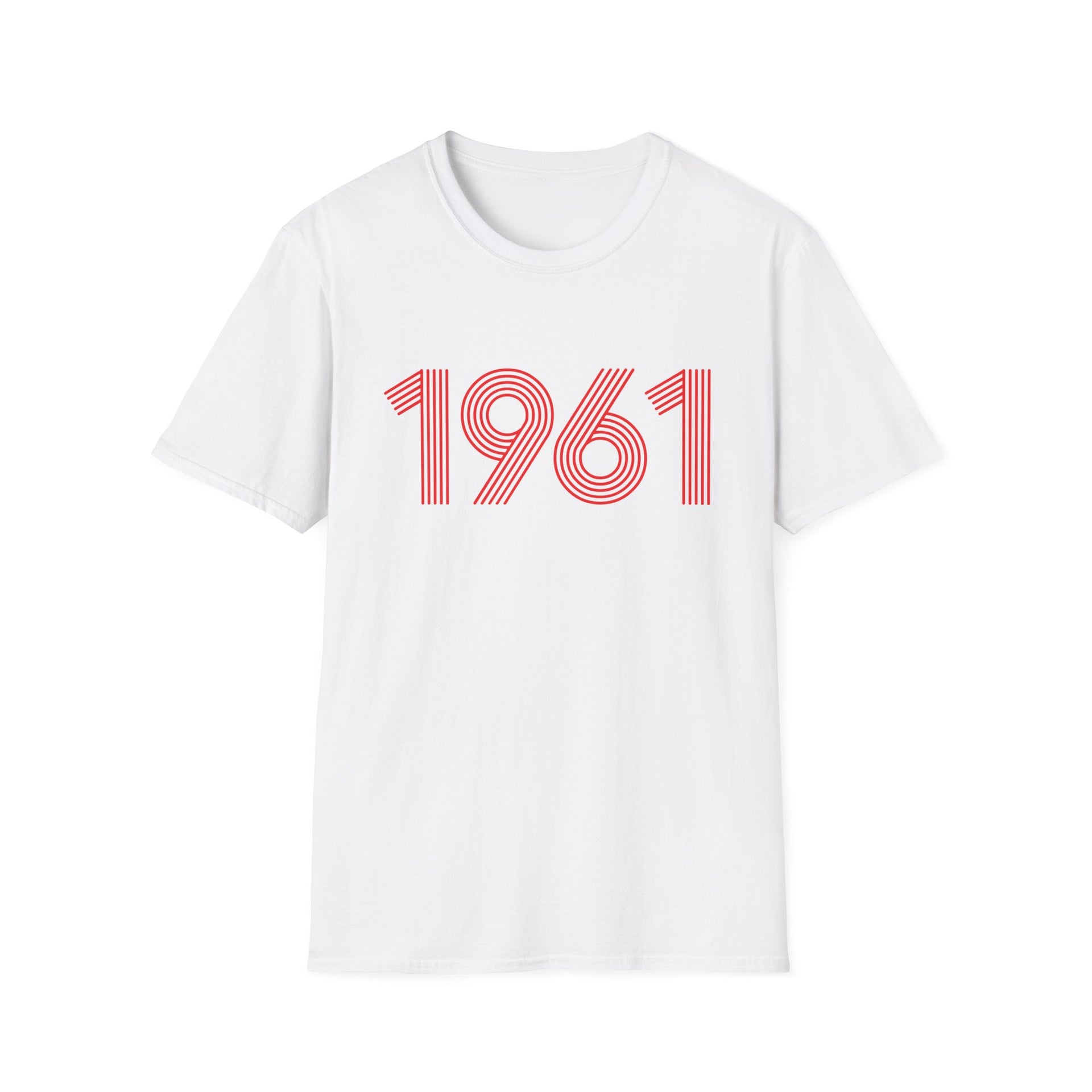 1961 Retro Red Unisex Tee - TalkPeng