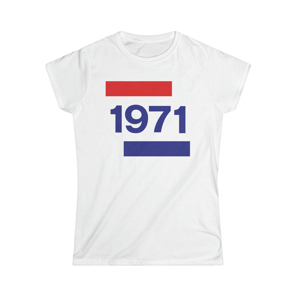 1971 Going Dutch Women's Softstyle Tee - TalkPeng