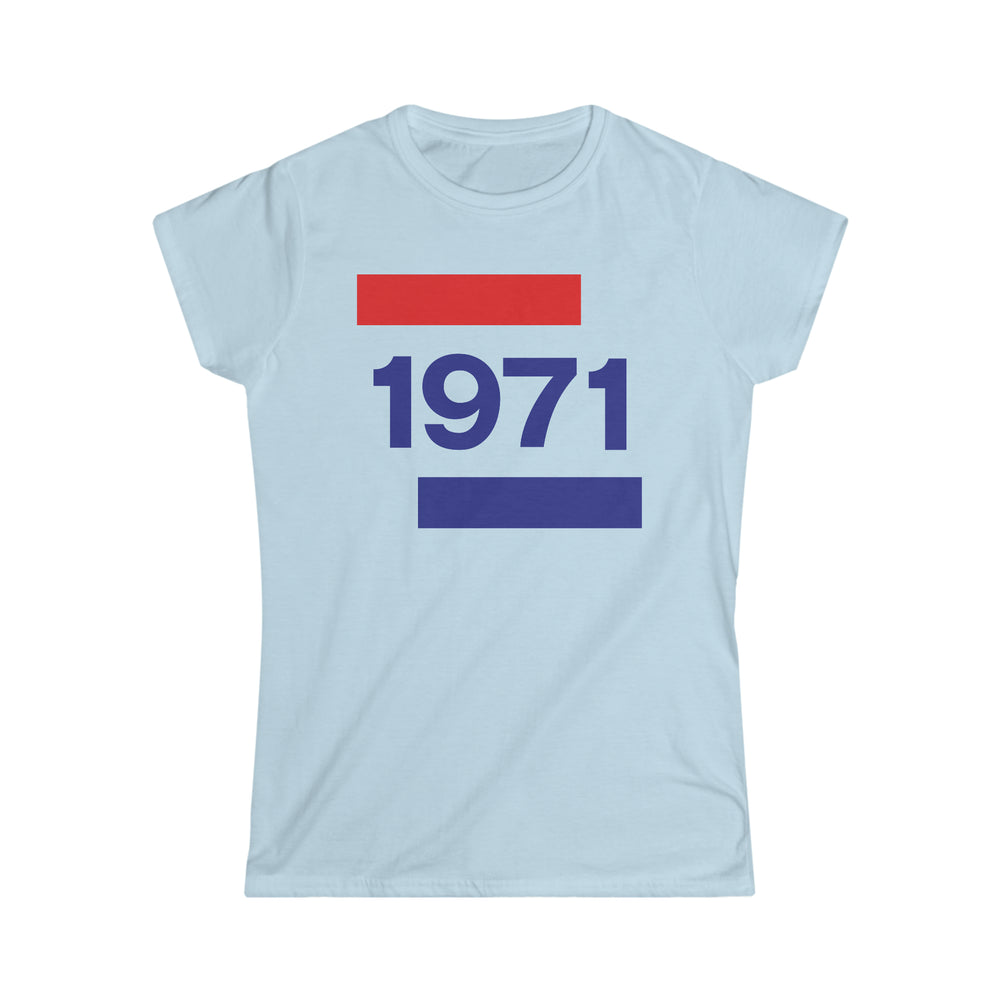1971 Going Dutch Women's Softstyle Tee - TalkPeng