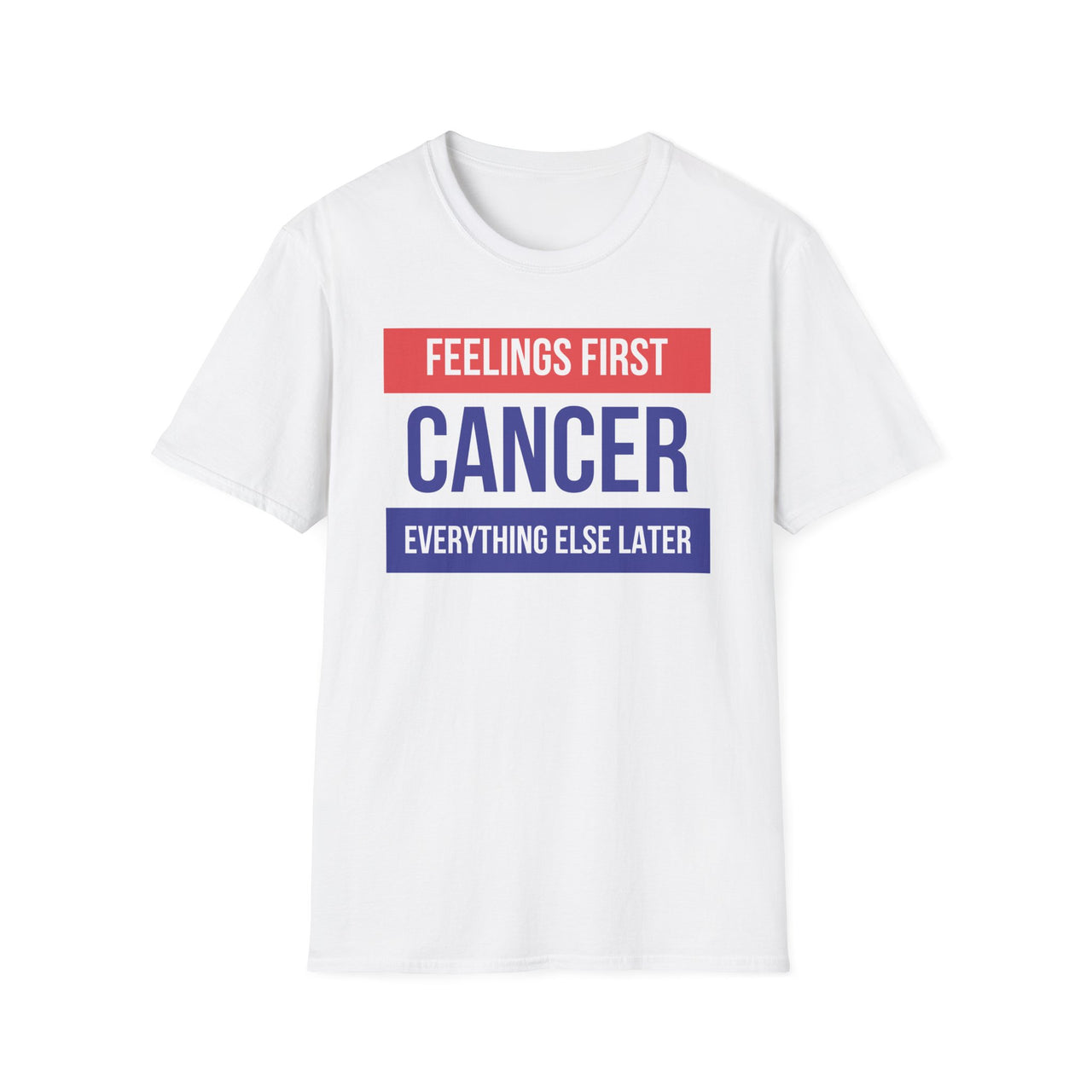 Cancer Zodiac 'Feelings First' Lite Tee - TalkPeng
