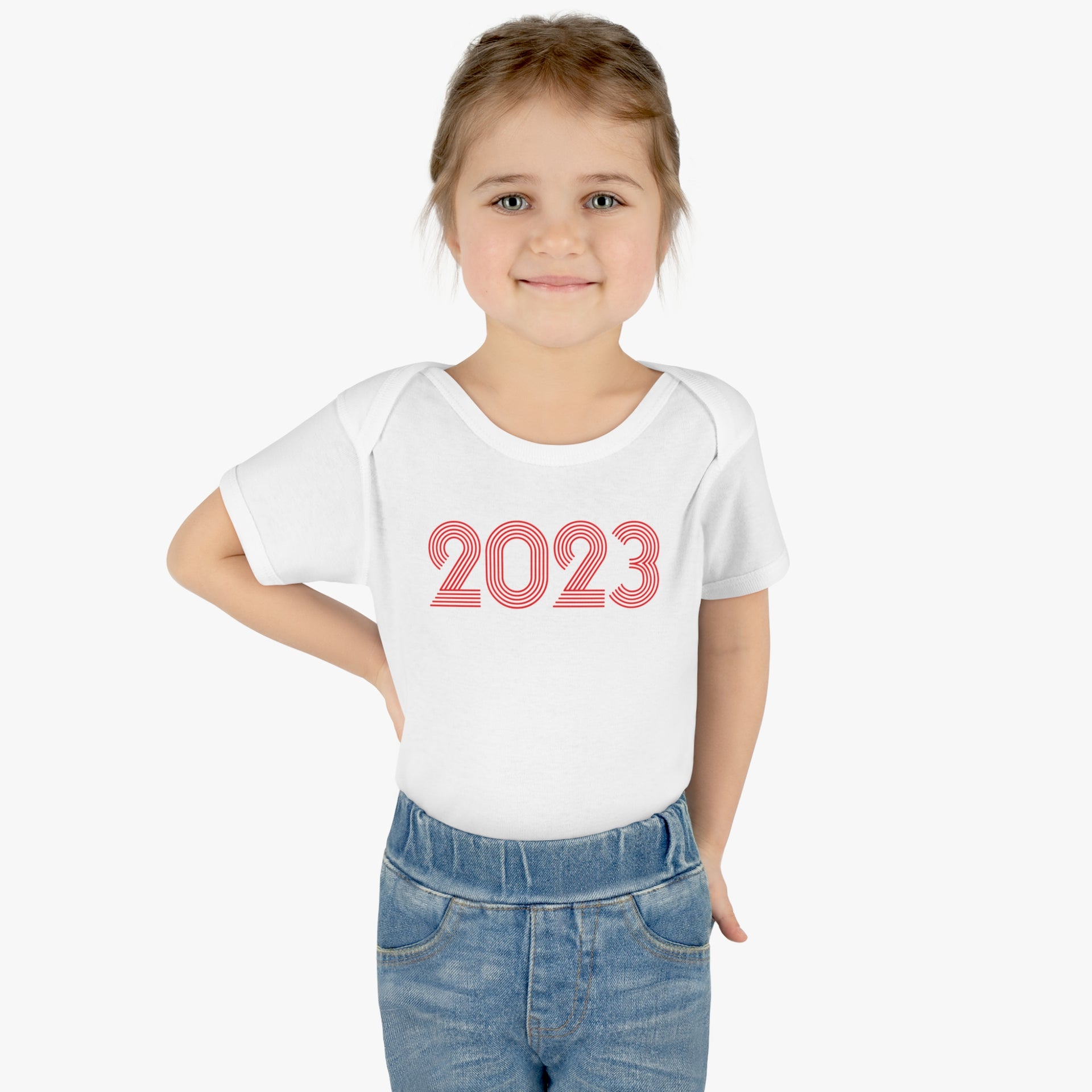 2023 Retro Red BABY Bodysuit - TalkPeng