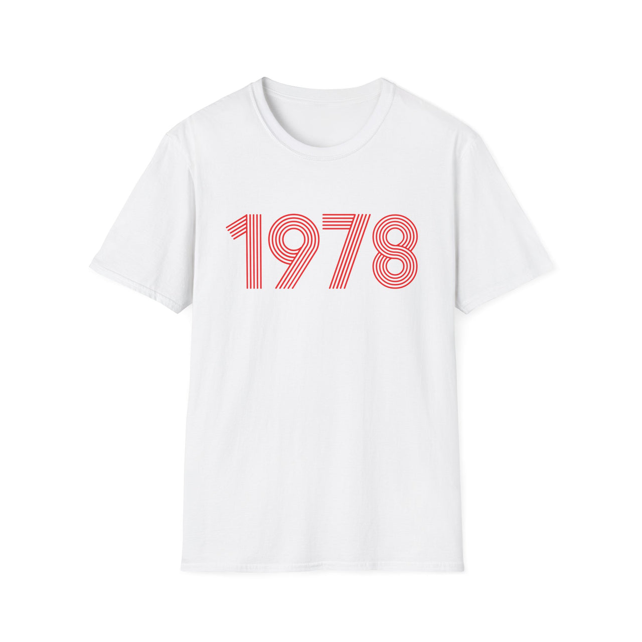 1978 Retro Red Unisex Tee - TalkPeng