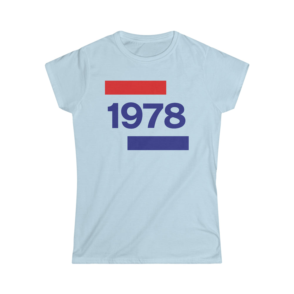 1978 Going Dutch Women's Softstyle Tee - TalkPeng