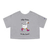 Silly Goose Crop Tee - TalkPeng