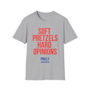 Soft Pretzels, Hard Opinions Unisex Tee - TalkPeng