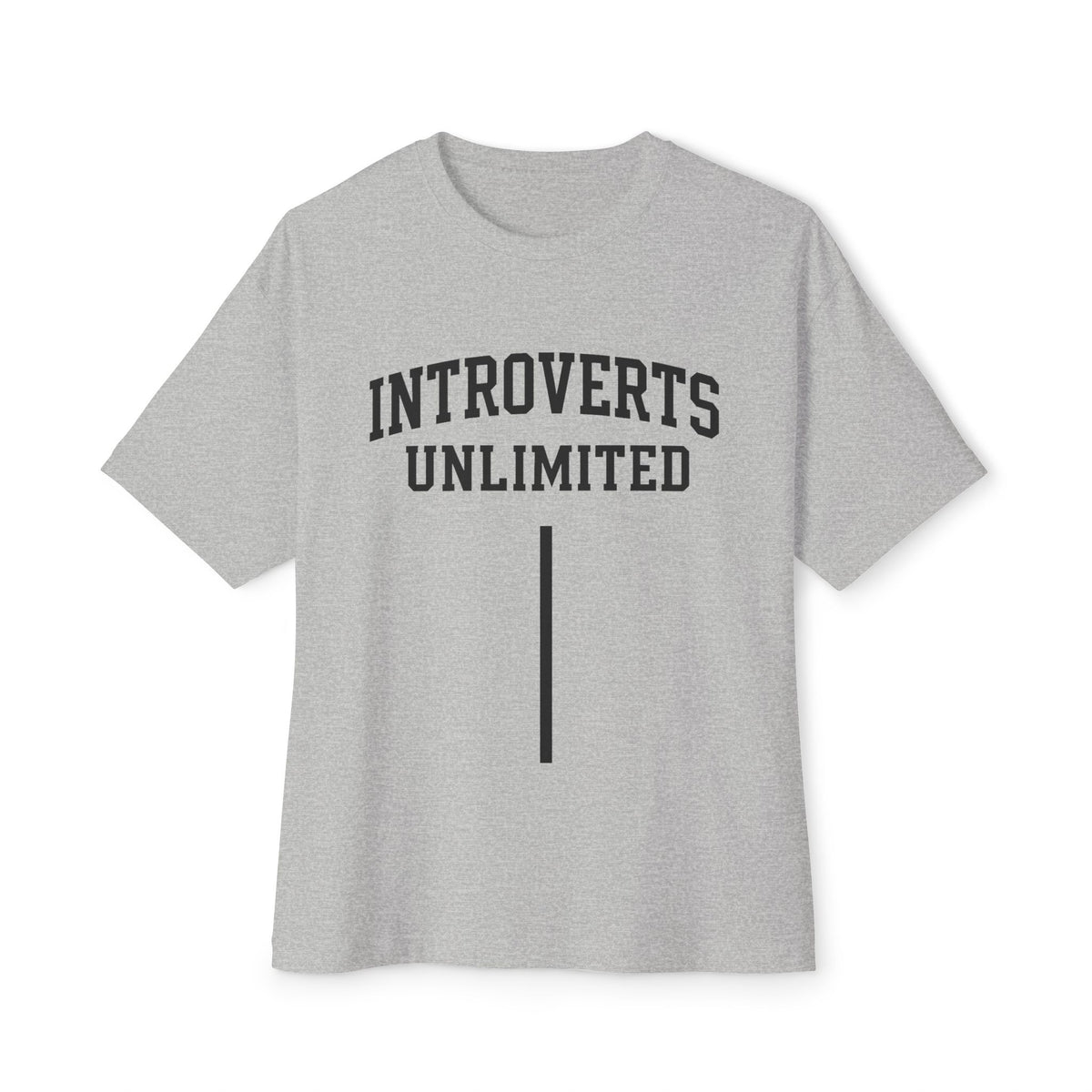 T-shirt coupe carrée Introvert Unlimited