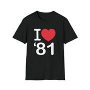 '81 Love Unisex Tee - TalkPeng