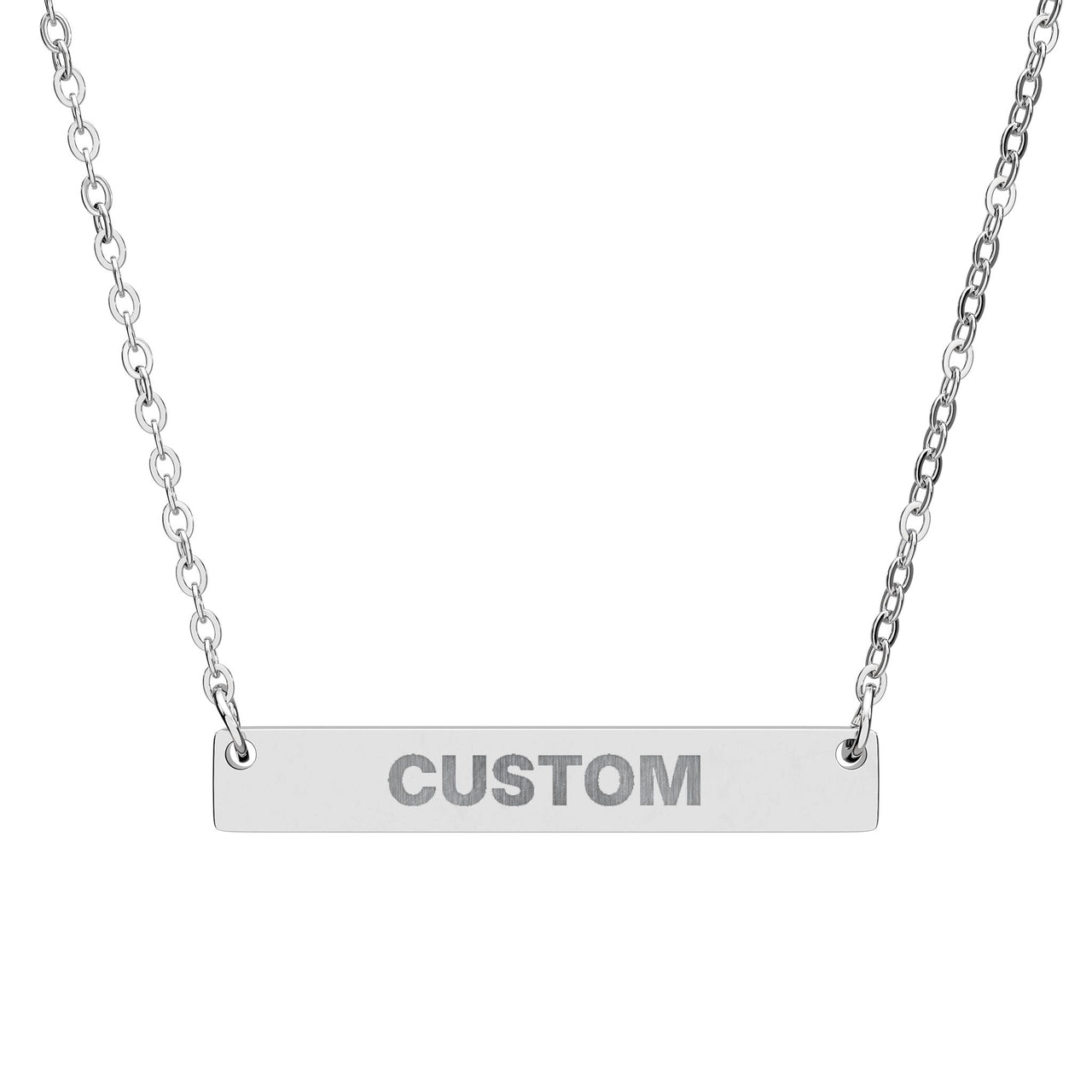 CUSTOM Bar Necklace - TalkPeng