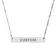 CUSTOM Bar Necklace - TalkPeng