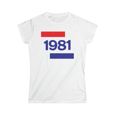 1981 Going Dutch Women's Softstyle Tee - TalkPeng