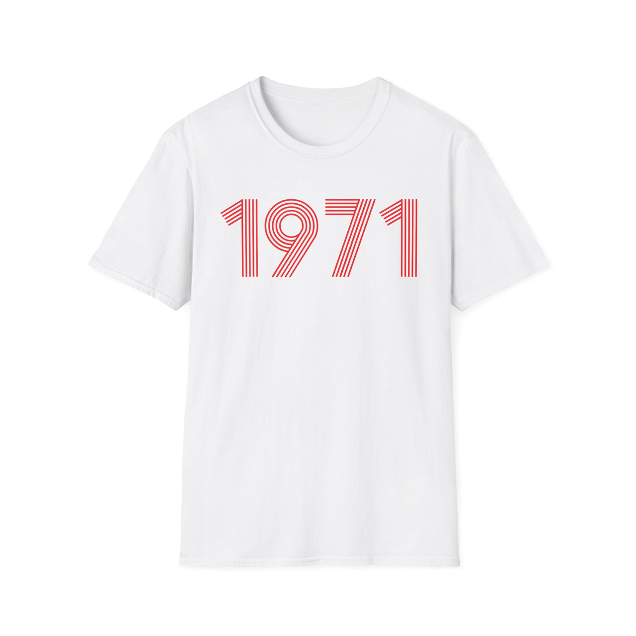 1971 Retro Red Unisex Tee - TalkPeng