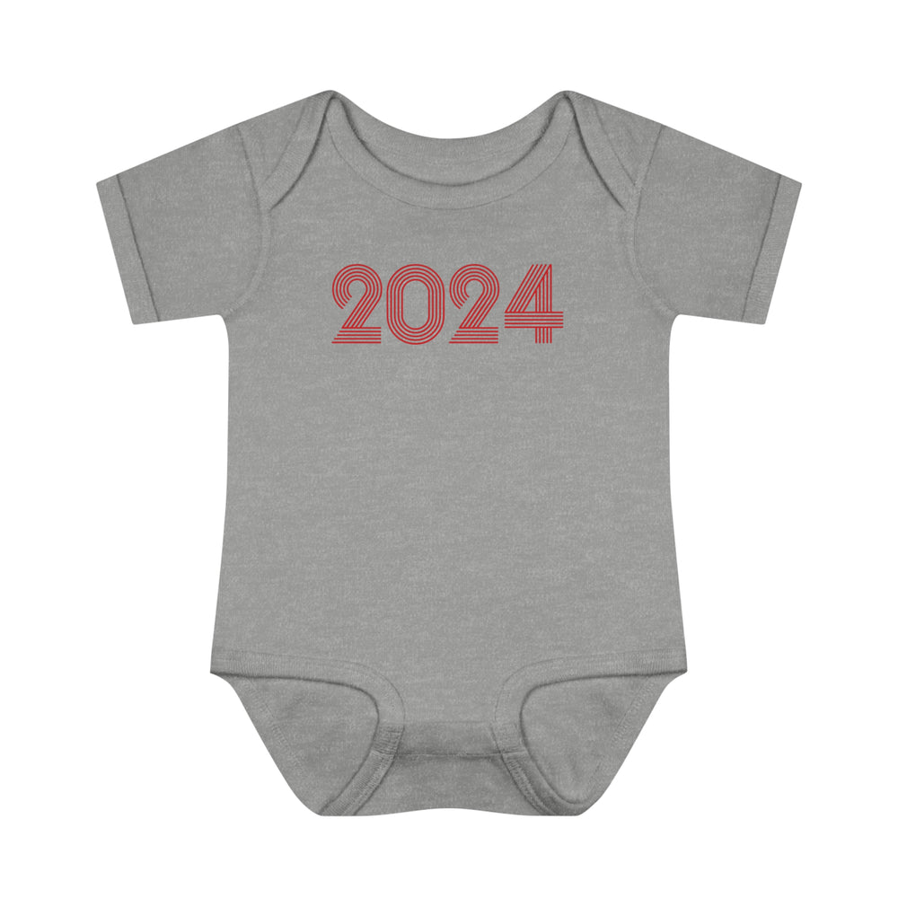 2024 Retro Red BABY Bodysuit - TalkPeng