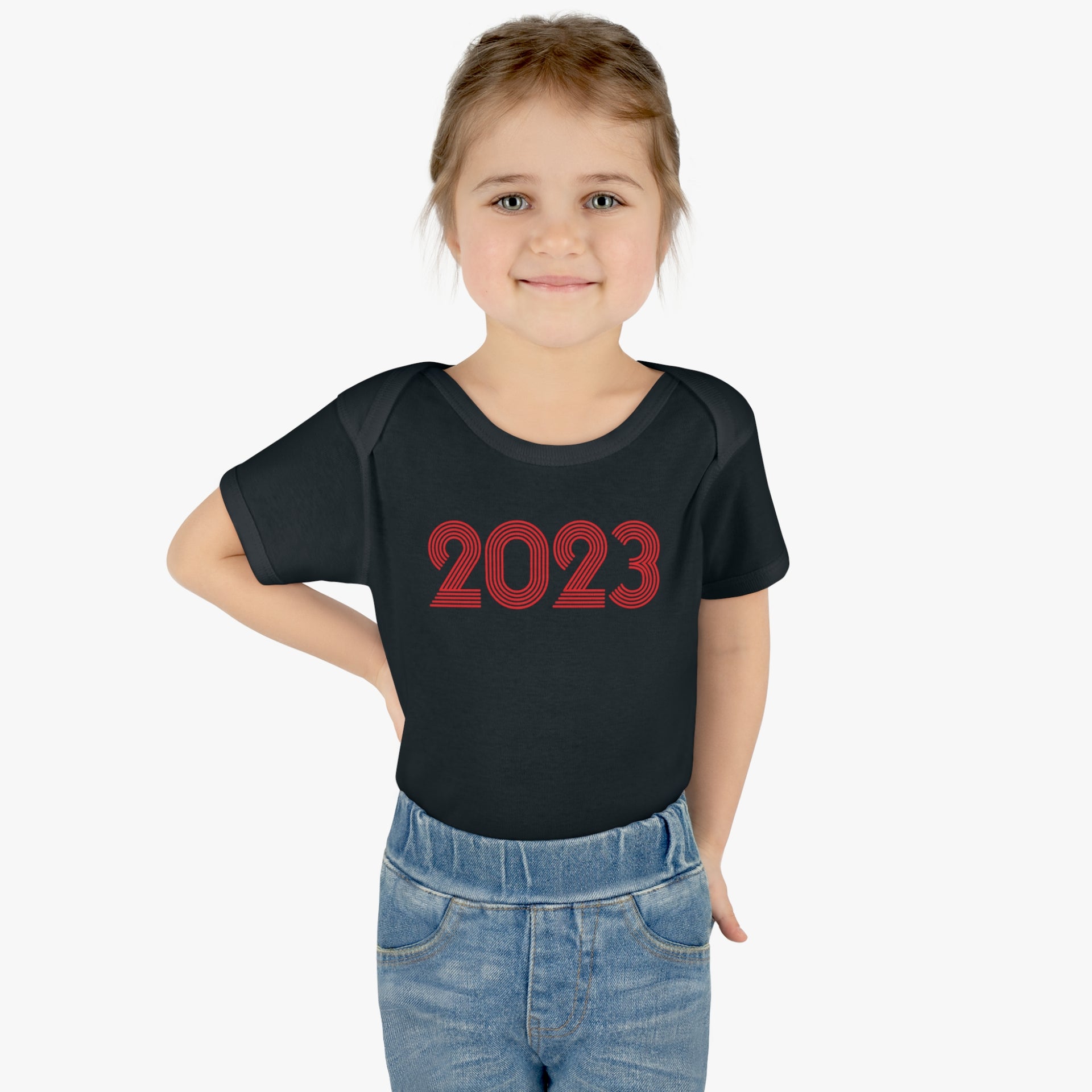 2023 Retro Red BABY Bodysuit - TalkPeng