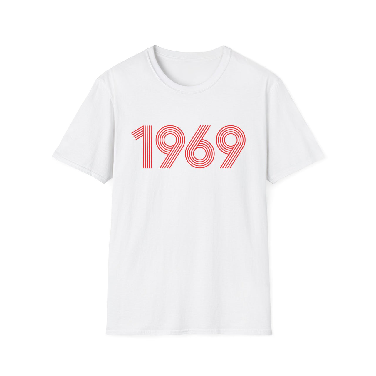 1969 Retro Red Unisex Tee - TalkPeng