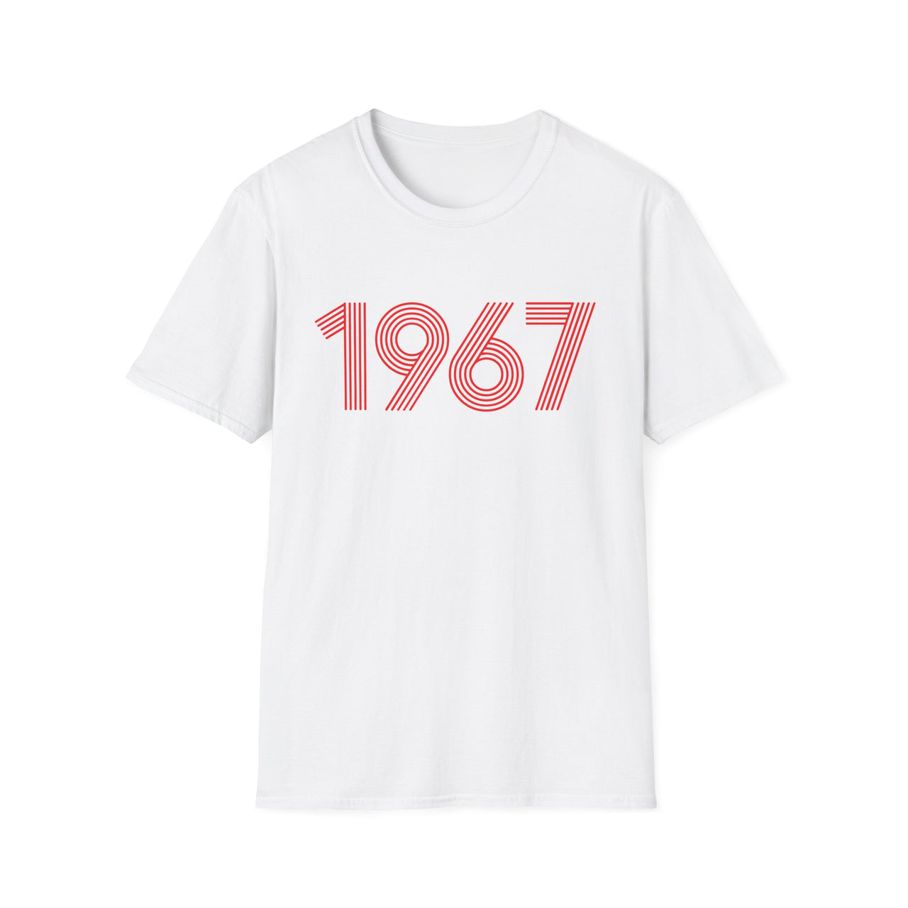 1967 Retro Red Unisex Tee - TalkPeng