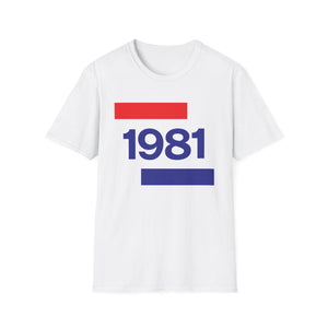 Load image into Gallery viewer, 1981 Going Dutch UNISEX Softstyle Tee - TalkPeng
