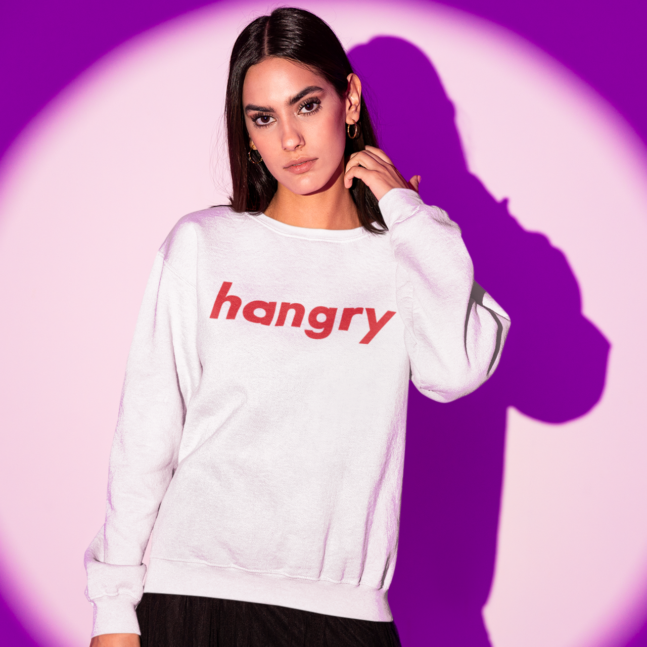 'Hangry' Unisex Sweater - TalkPeng