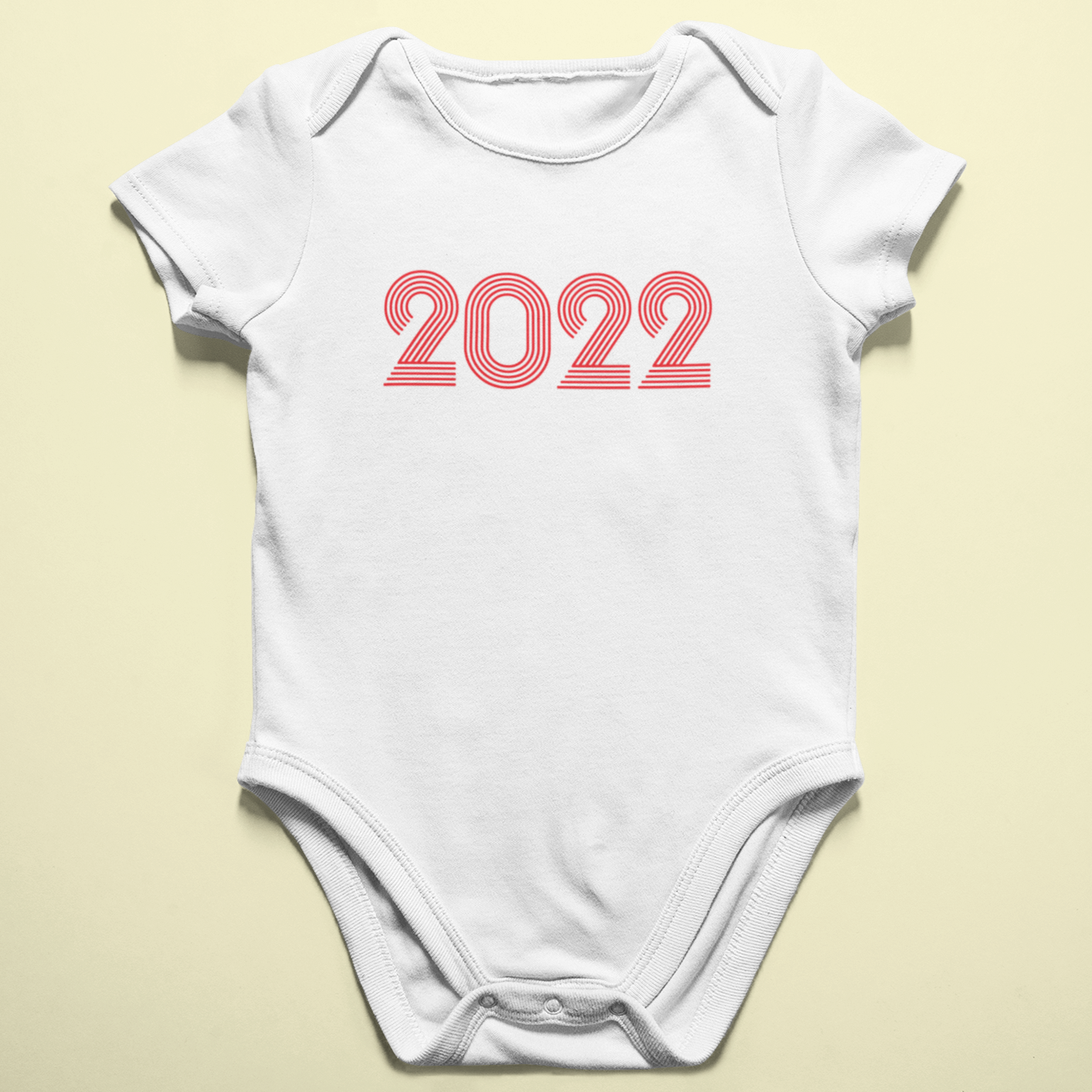 2022 Retro Red BABY Bodysuit - TalkPeng