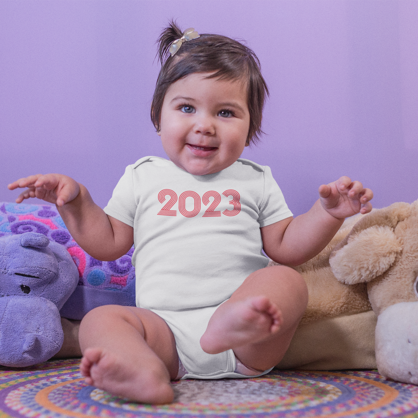 2023 Retro Red BABY Bodysuit - TalkPeng